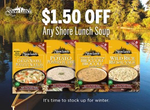 shore lunch soup coupon