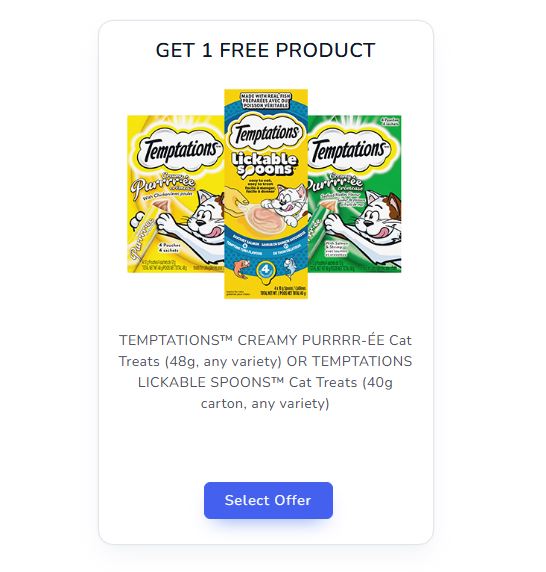 temptations cat treats coupon